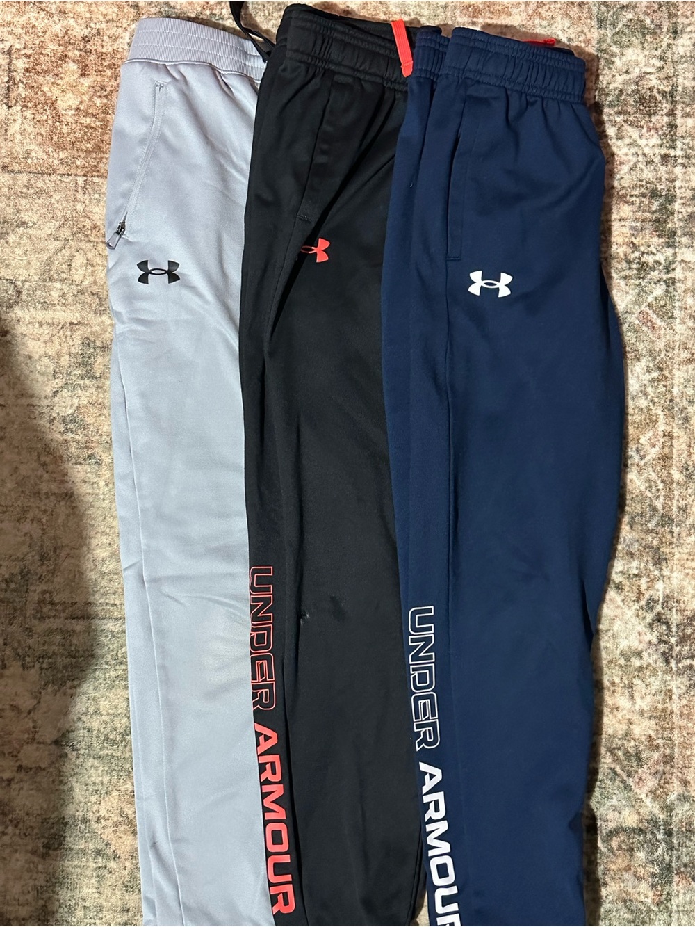 3 pairs of under Armour youth pants